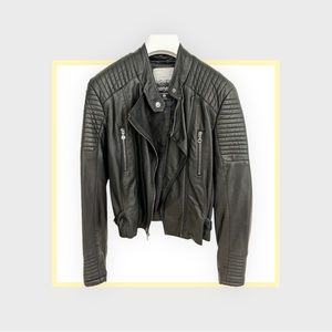 VEGAN Leather Kenzie Coat - Medium